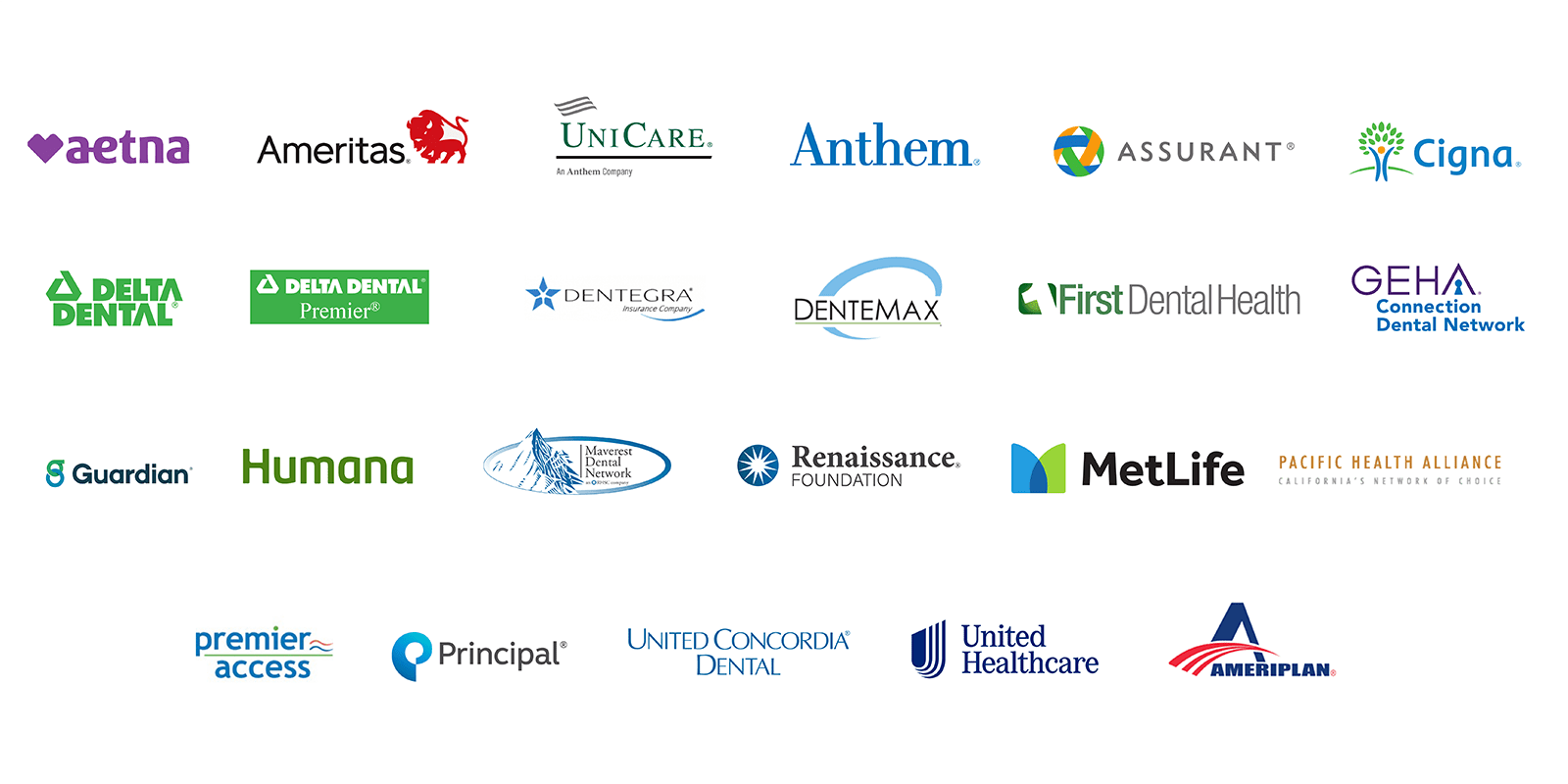 Dental Insurance List